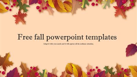Autumn Powerpoint Template